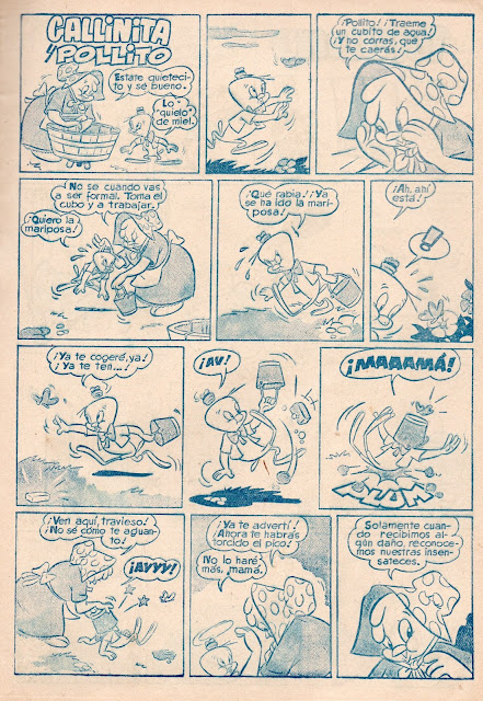 Gallinita y Pollito  (Yumbo nº 4, 11-IX-1953)