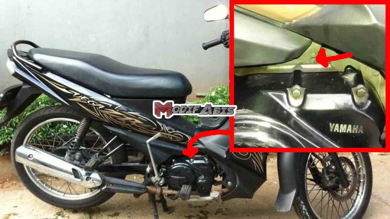 Letak Nomer Mesin Dan Nomer Rangka Yamaha Vega ZR Modif Abis