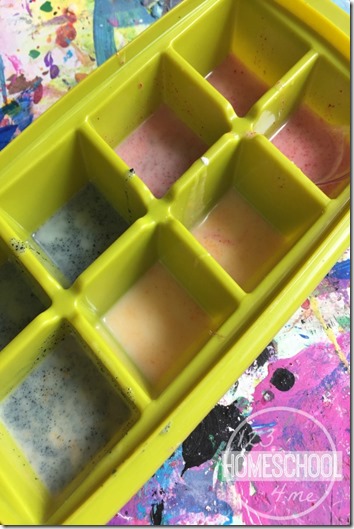 easy color mixing activity for kids