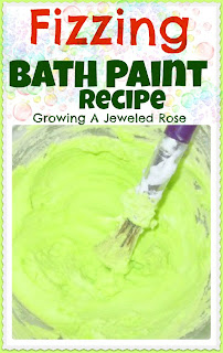 Fizzing Bath Paint recipe