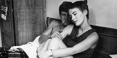 À bout de souffle, aka Breathless... Jean paul belmondo and Jean seberg