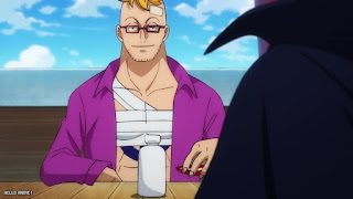 ワンピース アニメ 1087話 不死鳥マルコ Marco the Phoenix ONE PIECE Episode 1087