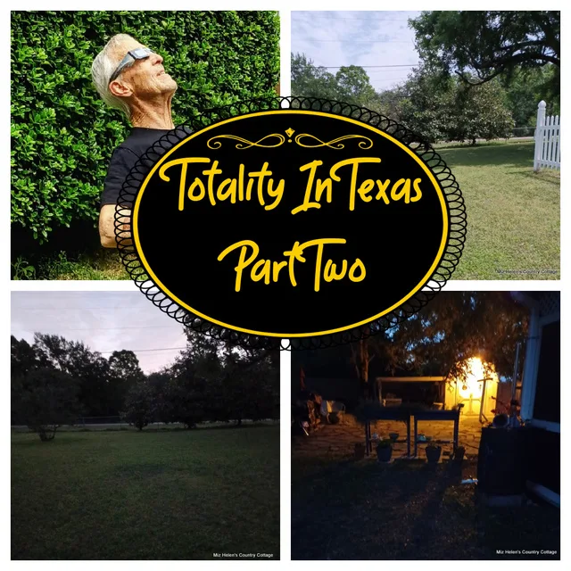 Totality In Texas-Part Two at Miz Helen's Country Cottage