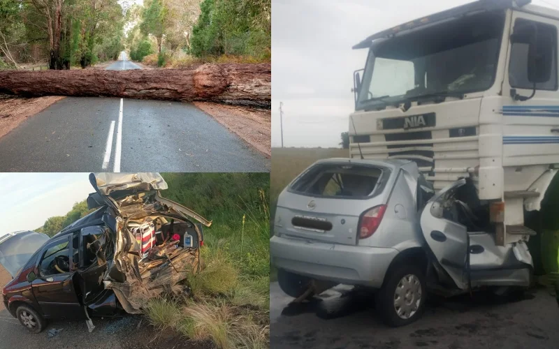 Tres accidentes fatales en un día sacuden las rutas uruguayas