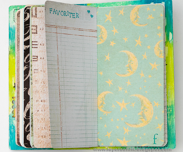 Layers of ink - Alphabet Notebook Tutorial by Anna-Karin with Sizzix Eileen Hull Journal die