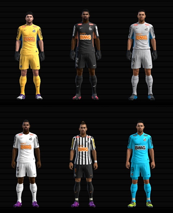 Pes 2013 - Santos F. C. Kitset 2012/2013