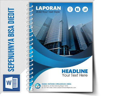 Contoh Cover dengan Microsoft Word