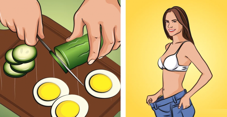 The Cucumber And Eggs Diet Is Going Around The World: It Allows To Lose 8 Pounds In 1 Week