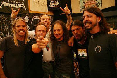 Metallica y Dave Grohl