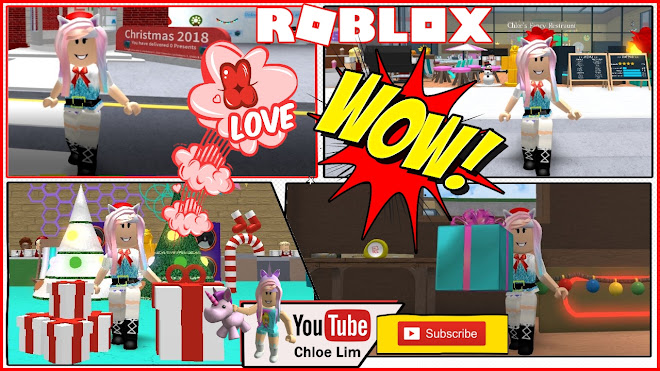 Roblox Restaurant Tycoon Gameplay! Holiday Event! Making Presents and Delivering them to unlock items!