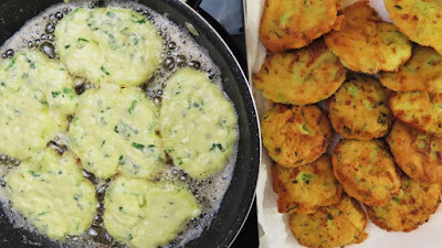 Brzi uštipci s jogurtom i sirom / Quick Fritters with Yogurt and Cheese