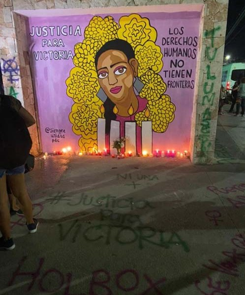 Mujeres marchan en Tulum por Karla y Victoria, asesinadas en Quintana Roo