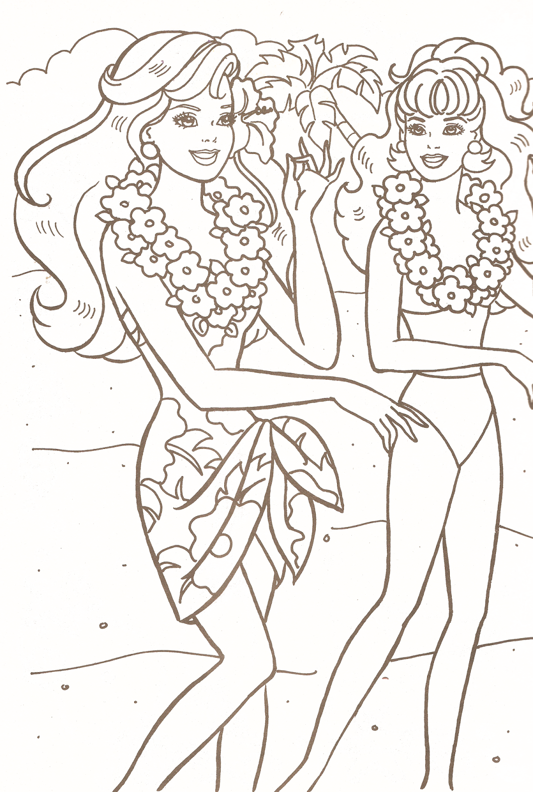 Download Miss Missy Paper Dolls: Barbie Coloring Pages Part 1