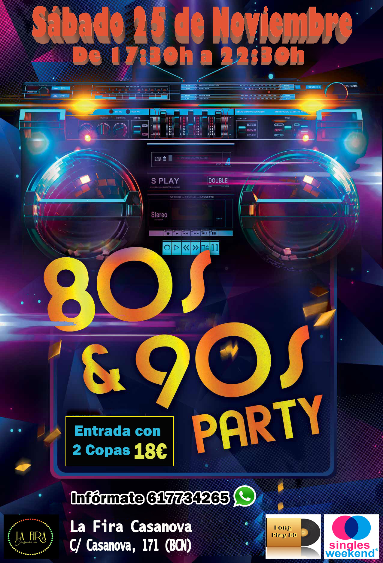 Flyer 80s & 90s Party