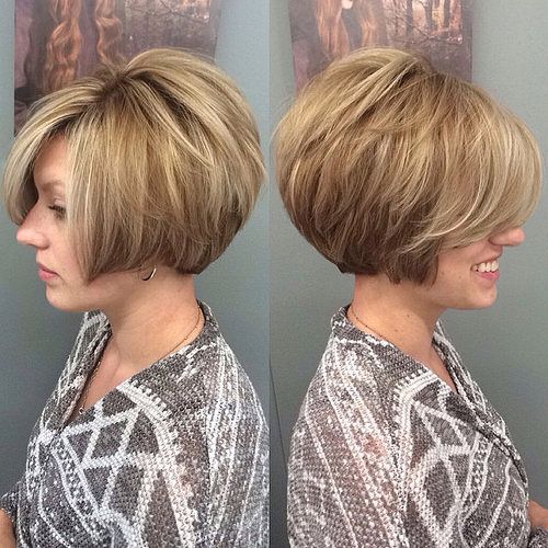 Short Stacked Hairstyle Enhances Your Personality