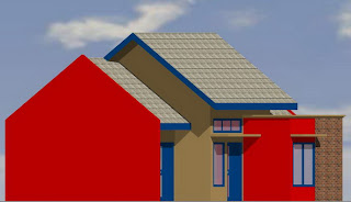 desain minimalis rumah type 65/120