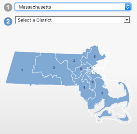 Massachusetts has 9 Congressional Districts