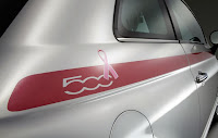Fiat 500 Pink Ribbon (2012) Side Detail
