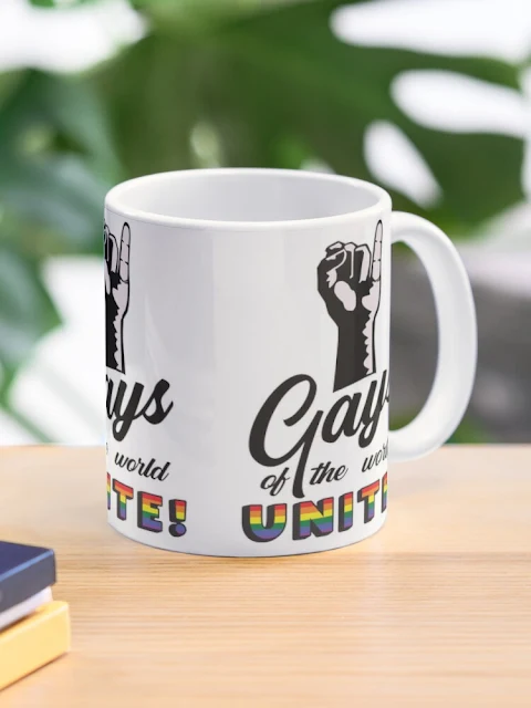 Gays of the World – Unite! mugs