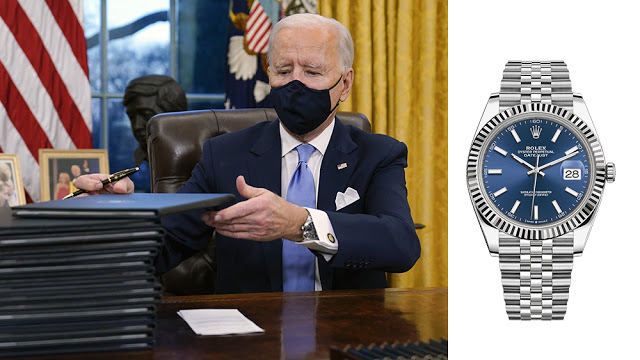 Quelle montre Rolex portait Biden lors de l'inauguration présidentielle?