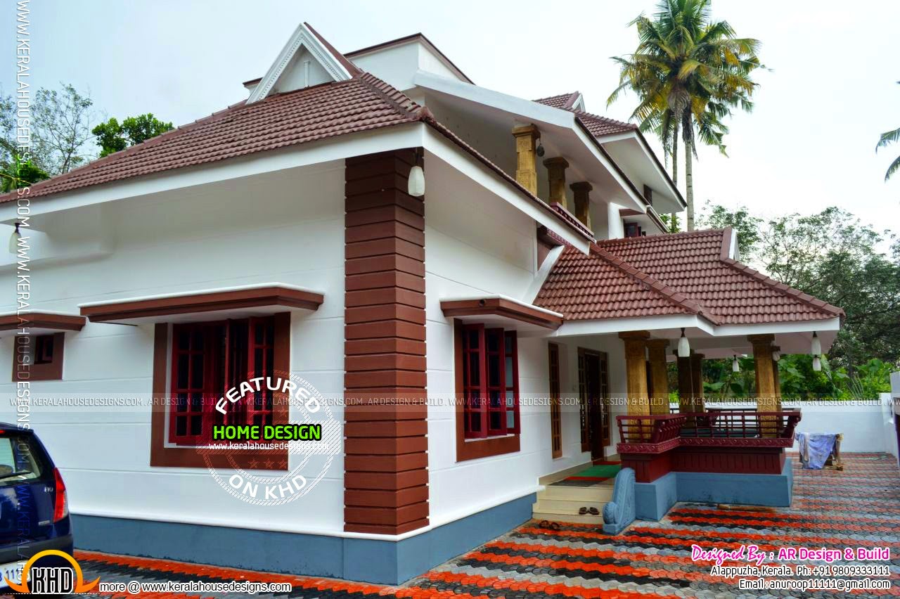 Small House Bricks Kerala Style  Modern House