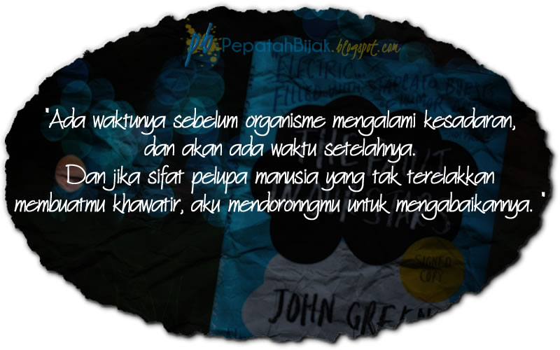 Kutipan Novel (Quotes) The Fault in Our Stars #2 - Pepatah 