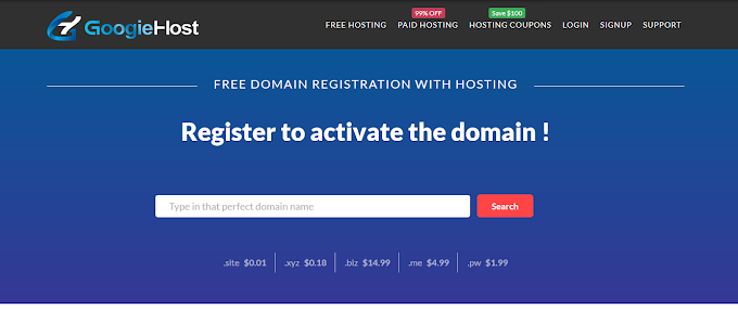 Get free hosting and domain for a lifetime