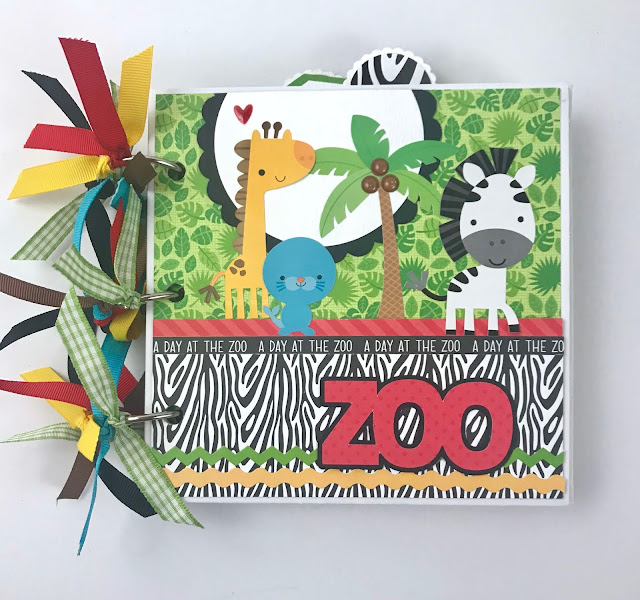 A Day at the Zoo Scrapbook by Artsy Albums