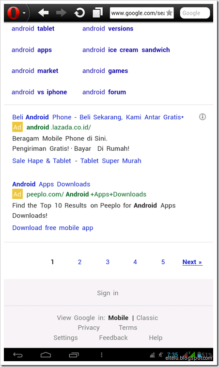 Screenshot Iklan Google Yang Tampil Pada Laman SERP