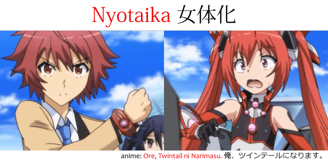 女体化 Nyotaika Meaning In Japanese Japanese With Anime