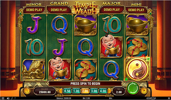 Main Gratis Slot Indonesia - Temple of Wealth (Play N GO)