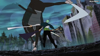 ワンピースアニメ 506話 クライガナ島 ロロノア・ゾロ Roronoa Zoro | ONE PIECE Episode 506