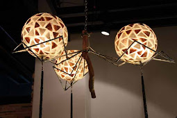 Unique handcrafted ceiling - light new ideas - 2014