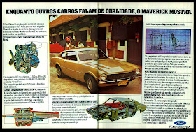 propaganda Ford Maverick - 1978.  brazilian advertising cars in the 70s; os anos 70; história da década de 70; Brazil in the 70s; propaganda carros anos 70; Oswaldo Hernandez;