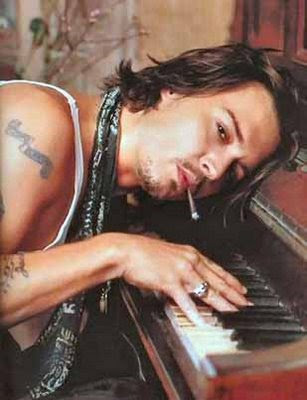 Johnny Depp Chest Tattoos. makeup johnny depp chest