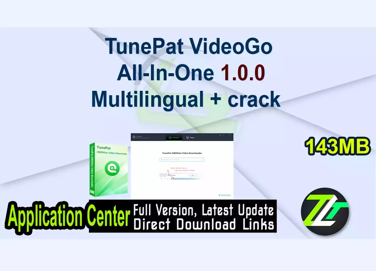 TunePat VideoGo All-In-One 1.0.0 Multilingual + crack 
