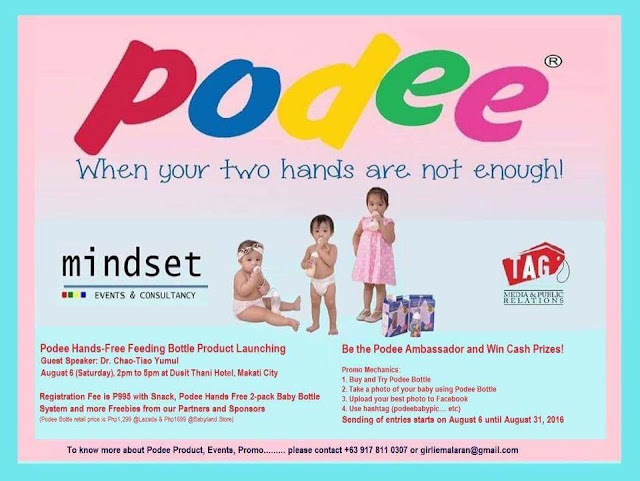 Podee Hands-Free Baby Bottle Feeding System