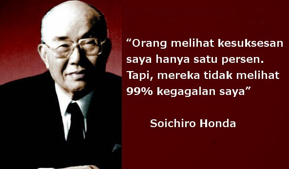 Kisah Soichiro Honda, Sukses Setelah Gagal Berulang Kali 