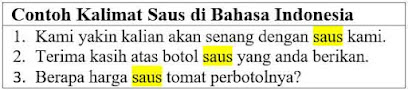 25 Contoh Kalimat Saus di Bahasa Indonesia dan Pengertiannya