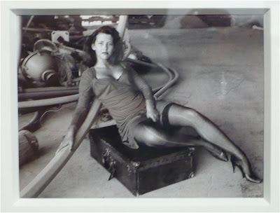 A tiny Helmut Newton polaroid from Photology Gallery's display of various