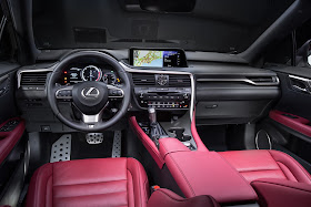Interior view of 2016 Lexus RX 350 F SPORT