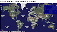 open layers: wms + google maps + virtual earth