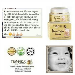 Baby Herbal Cream Tropika Beauty Murah