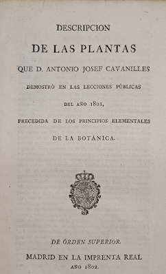 Centro Botánico de Juzbado, Cavanilles, Anotnio josé, biografías botánicas