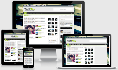 WorkMag Responsive Premium Blogger Template