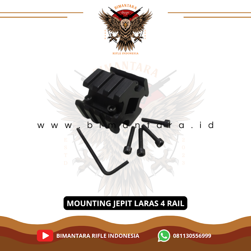 MOUNTING JEPIT LARAS 4 RAIL