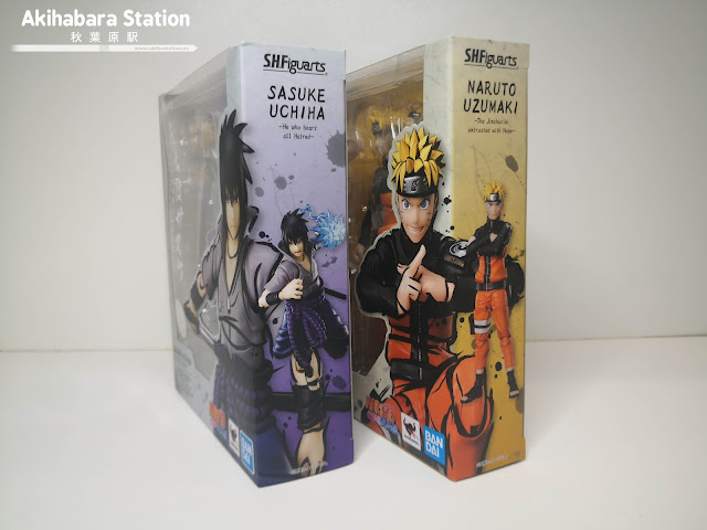 Review de los S.H.Figuarts Naruto Uzumaki & Sasuke Uchiha - Tamashii Nations