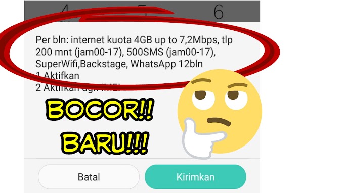 BOCOR!! Dial Rahasia Indoosat Terbaru Perbulan Hingga 5 GB!!!