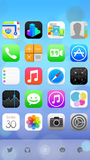 Ultimate iOS7 Launcher Theme v2.1