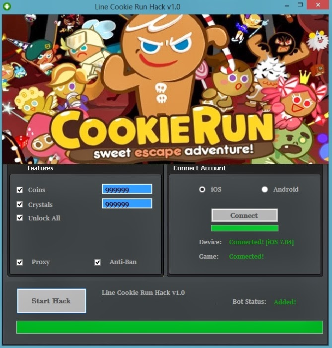 Line Cookie Run Hack Cheat Tool Android 2014 